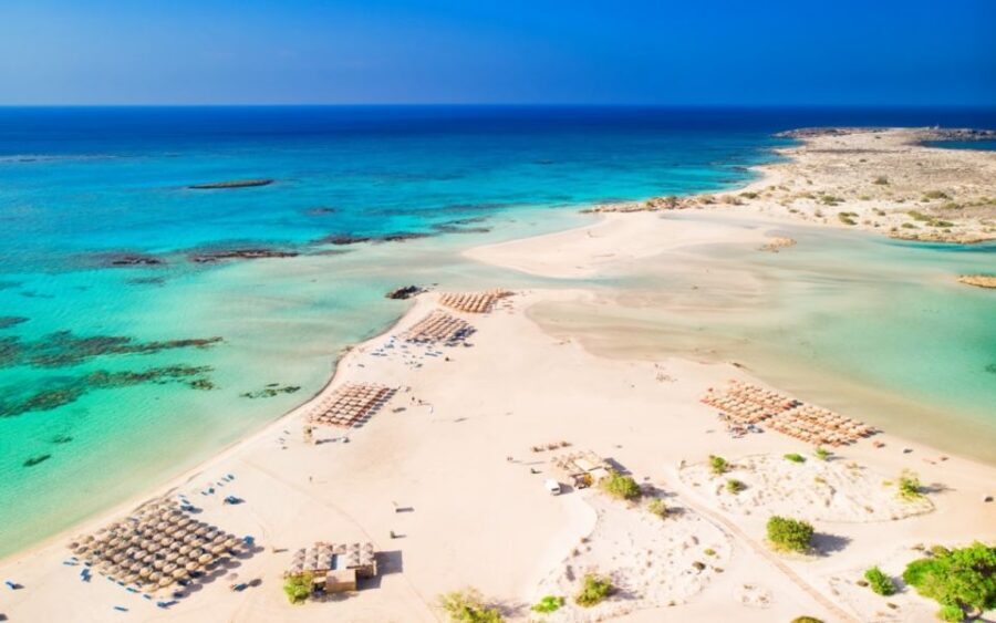 From Rethymno & Chania: Elafonisi Island Day Tour by Bus - Pink sand, turquoise water, and the protected island walk