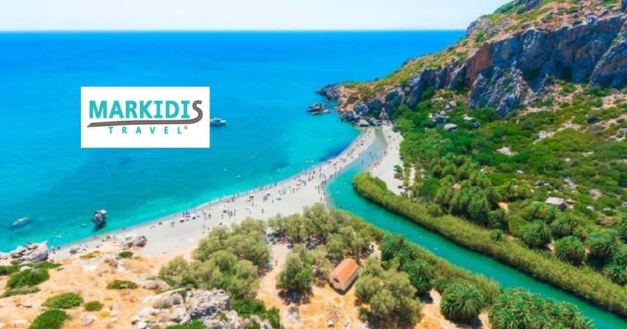 From Rethymno: Kourtaliotiko, Preveli Palm Beach, & Damnoni - Damnoni Beach First: Swimming, Boat Tickets, and Lunch Choices