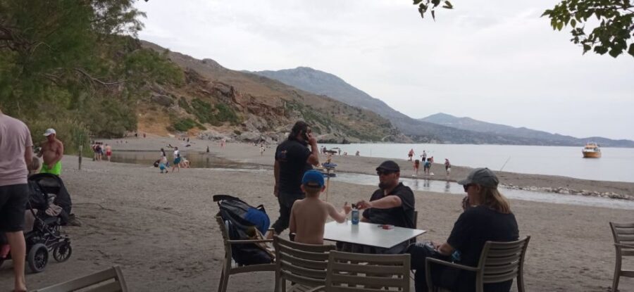 From Rethymno: Kourtaliotiko, Preveli Palm Beach, & Damnoni - Preveli Palm Beach: Palm Forest, Lagoon Views, and Real Swim Time