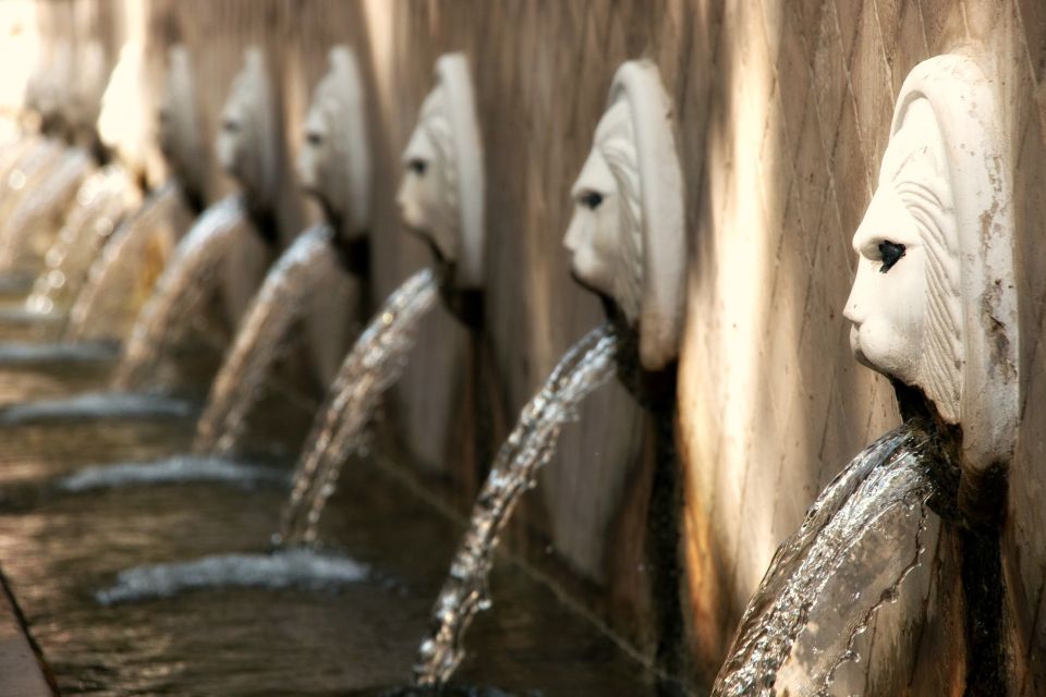 From Rethymno private full day tour to the south - Spili: coffee shade, lion-head fountains, honey and olive oil