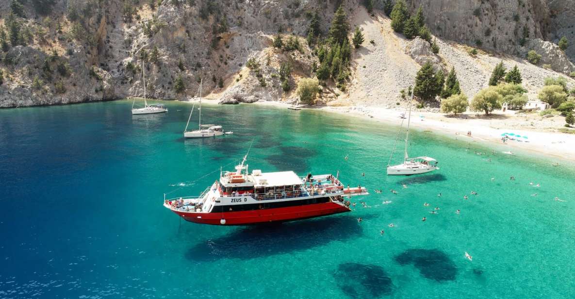 From Rhodes: Cruise to Symi Island and Saint George's Bay - The Agios Georgios / St George’s Bay swim stop: clear water, short window, real conditions