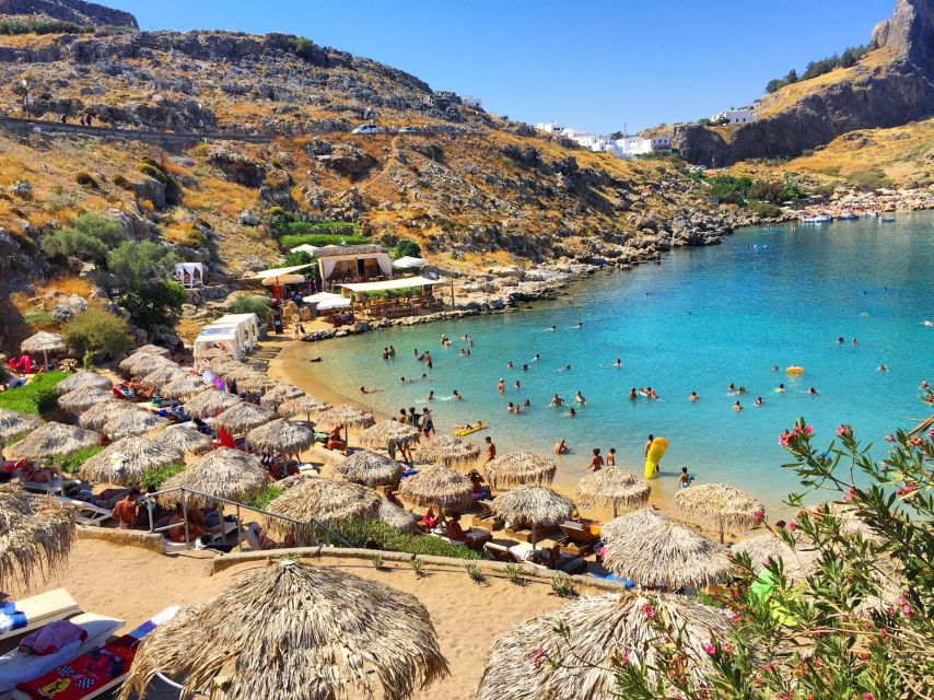 From Rhodes: Lindos Round-Trip Bus Transfer with Free Time - Beach Time Options: St. Paul’s Bay vs. the Main Sandy Shore