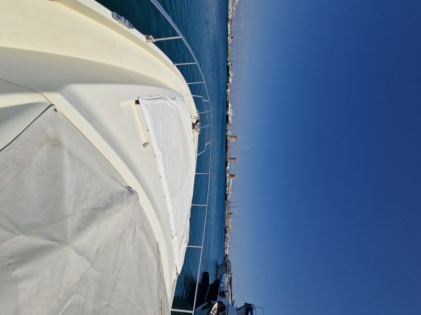 From Rhodes: Yacht Cruise to Lindos with Lunch and Drinks - Anthony Quinn’s Bay as the final stop: a calmer finish