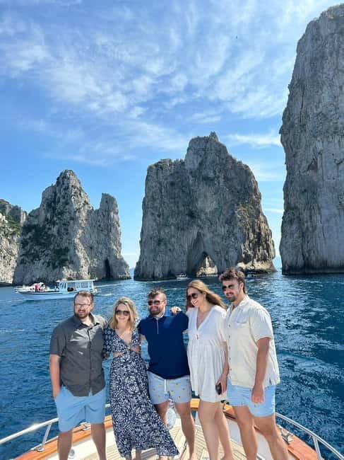 From Sorrento: Full-Day Boat Tour to Capri with Drinks - Snorkeling at the Song of the Sea-style swim stop
