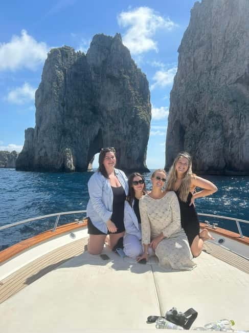 From Sorrento: Full-Day Boat Tour to Capri with Drinks - Baths of Queen Giovanna: the Roman ruin bonus