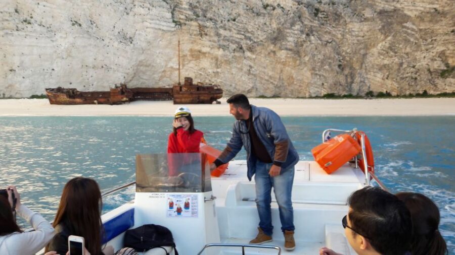 From St.Nikolaos: Boat Cruise to Navagio Beach & Blue Caves - Meeting at St. Nikolaos: where the day starts (and why it matters)