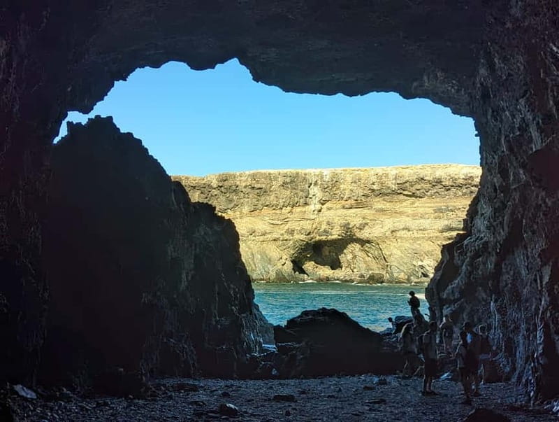 Fuerteventura: Ajuy Caves & hike to secret Las Penitas Arco - Ajuy Caves: Lava Geology, Fossil Dunes, and Lime-Hole Clues