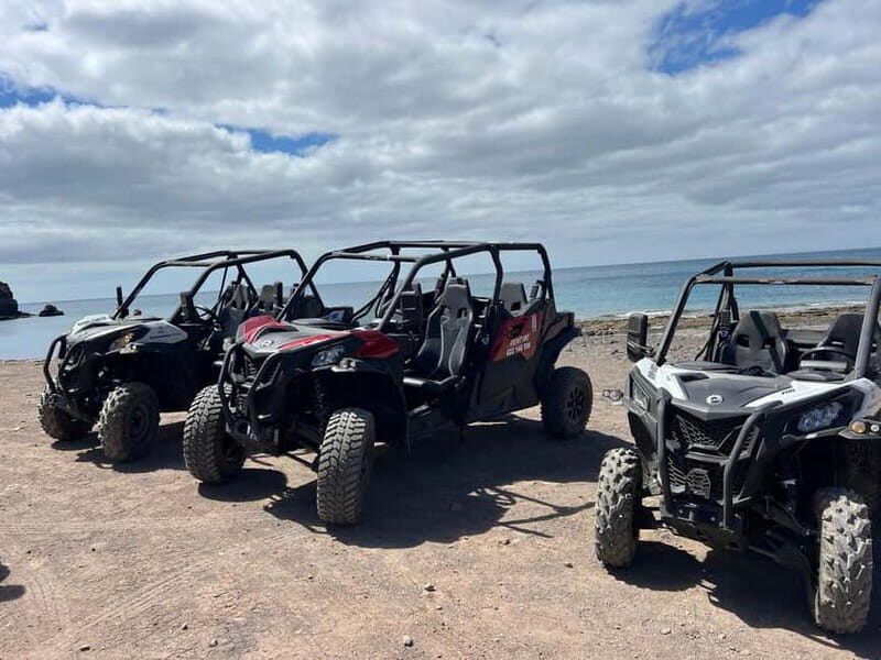 Fuerteventura: Can am buggy experience Costa Calma - Costa Calma pickup and the first tracks: where the tour really starts