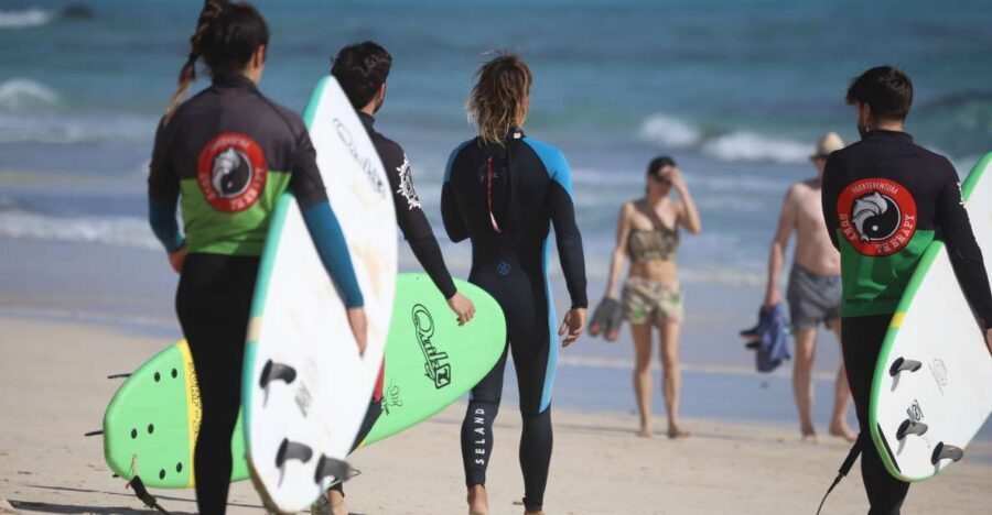 Fuerteventura : Corralejo Surf Lesson - Corralejo Pickup and Van Ride: Fast Start, No Stress