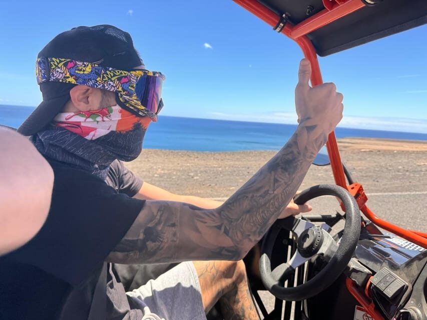 Fuerteventura: Jandía Natural Park & The Puertito Buggy Tour - Dust goggles, plus the face cover tip you’ll be glad you followed