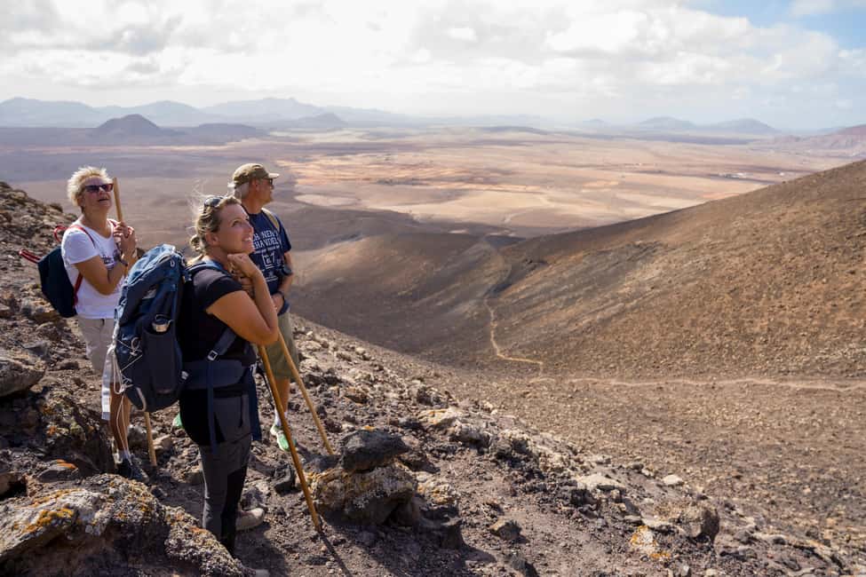 Fuerteventura: volcanic hike to the crater edge - Hotel pickup makes the first hour painless
