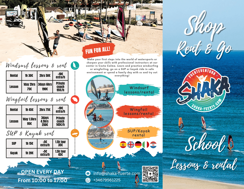 Fuerteventura: Windsurfing Taster in Costa Calma Bay! - Coaching style and small-group attention (including Mitch)