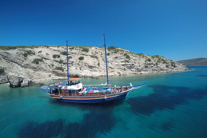 Full Day 3-Island Boat Cruise from Port of Kos - The Plati Islet Anchor Stop: Clear Water, Fish Farms, and Dolphin Odds