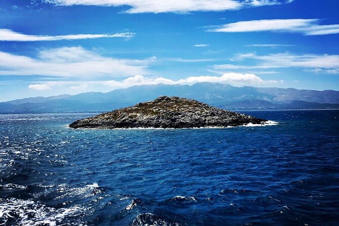Full Day Boat Cruise to 3 Islands with optional pickup - Vathi on Kalymnos: Fjord Views, Cave-Lined Shores, and a Friendly Hour