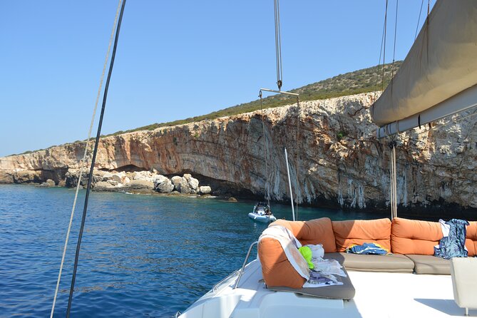 Full Day Catamaran Cruise in Paros - Stop 3 Paros Tripiti sea cave: snorkel-friendly natural geometry