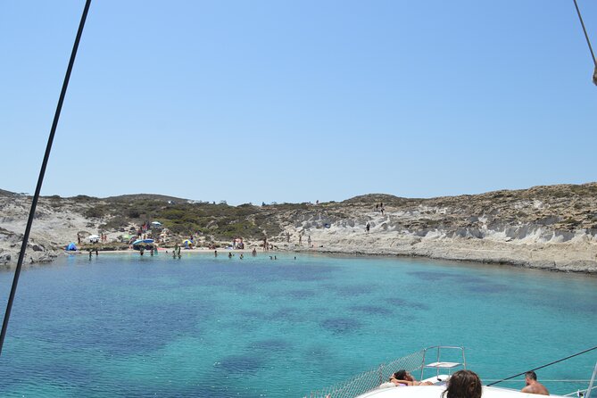 Full Day Catamaran Cruise in Paros - Stop 4 Paros Farangas Beach: south-coast swim with sandy breaks