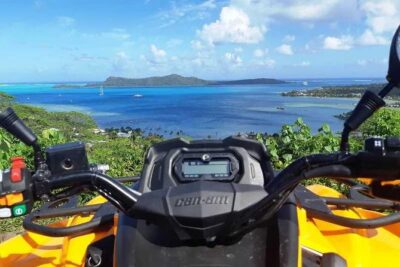 Full Day Combo ATV & Jet Ski with a Polynesian BBQ on a Motu - ATV Tour: Viewpoints, Off-Road Trails, and WWII Cannons