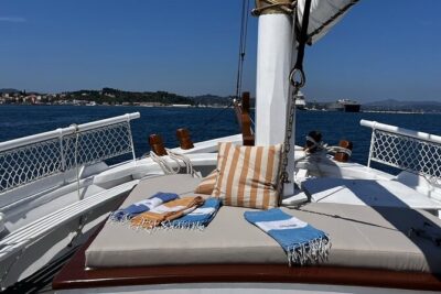 Full Day Cruise from Corfu in Classic Wooden Vessel, Swim & BBQ - Old Town Corfu and the Durrells House filming stop