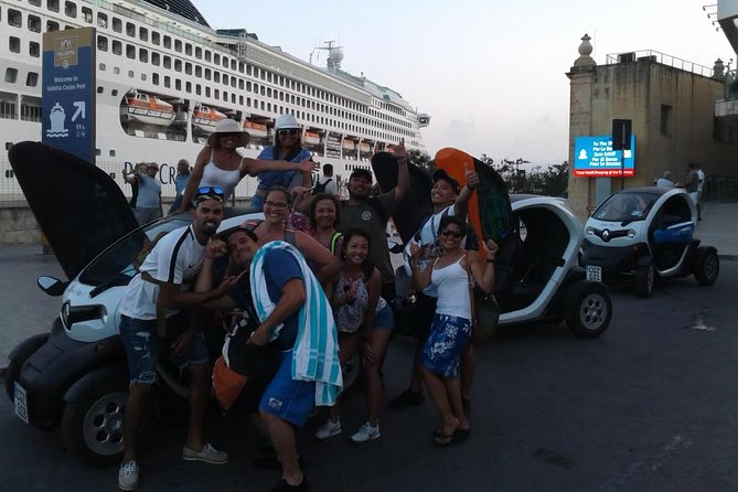 FULL Day Eco Twizy 2 seater self drive Malta tour - Getting going in Valletta: pickup, tools, and how you actually navigate