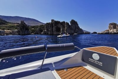Full Day Private Boat Tour San Vito Lo Capo - Castellammare - Cala Tonnarella dell’Uzzo: snorkeling time in a secluded cove