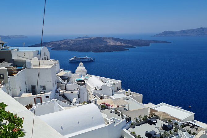 Full-Day Private Tour of Santorini Caldera & The Most Famous Sightseeing - Perissa and Perivolos Black Sand: Beach Time, Bars, and Optional Swim