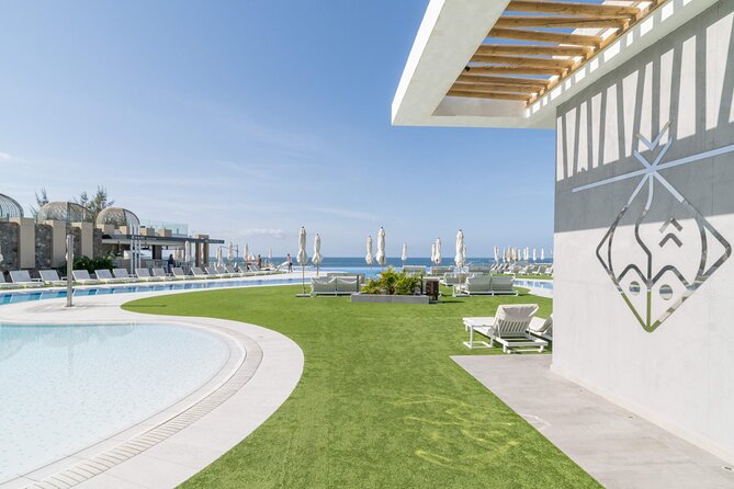 Full Day Ticket at Perchel Beach Club with Lunch - Family fit: hammocks, outside food rules, and music volume