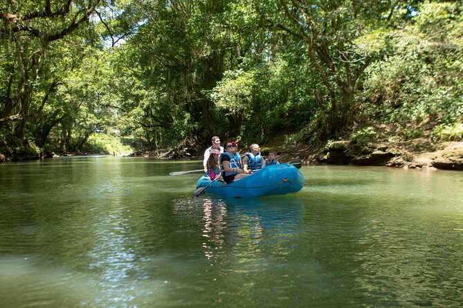 Full Day Tour with Safari Float, Waterfall and Volcano Hike - River of Penas Blancas Safari Float: calm water, loud life