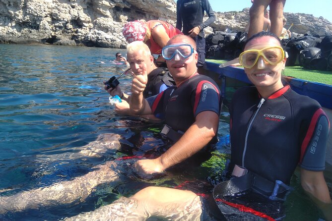 (Full day)Scuba Diving in Rhodes - Snorkeling, swimming, and sea views while you’re waiting your turn