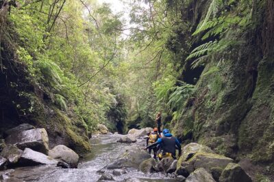 Funchal: Half-day Beginners Canyoning - Stop 1 at Lokoloko (Caniço): where you get set up