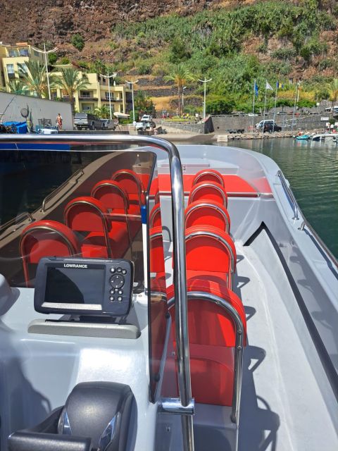 Funchal: Speedboat SEE THE ISLAND AND LIFE AT SEA - Small group size (10 max) and the seat reality