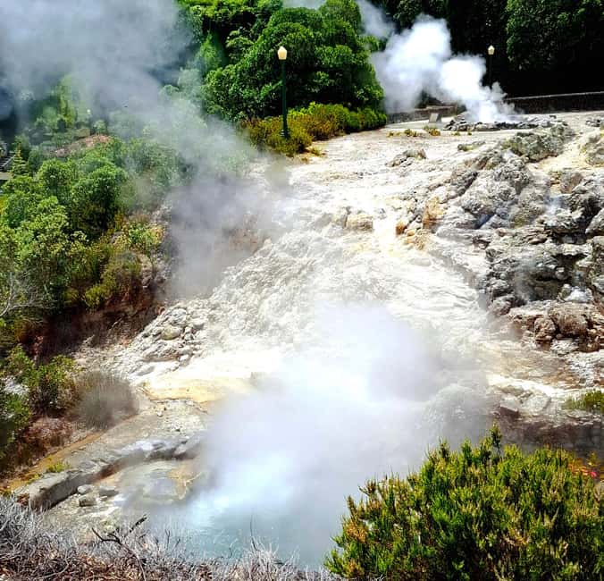 Furnas: Volcano Crater, Lake, Tea Plantation, and Waterfall - Furnas Valley and Caldeiras: Where the Island Shows Its Work