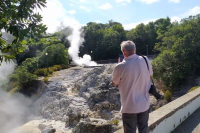 Furnas Volcano & Tea Plantation With Traditional Lunch, East Tour - Getting oriented fast: Miradouro de Santa Iria and Pico do Ferro