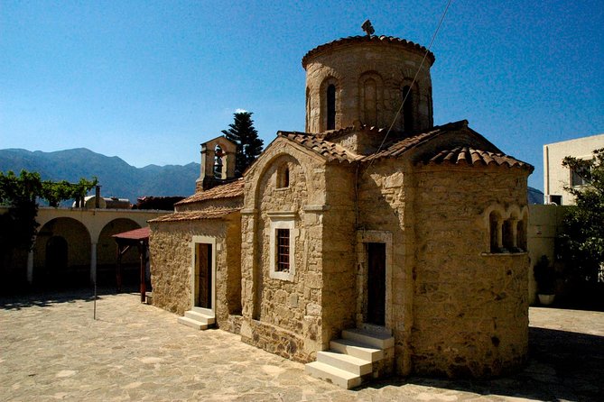 Georgioupolis Safari Off Road Tours Outdoor Activities Land Rover Defender - Myriokephala Monastery Village: Byzantine Church and a Café Pause