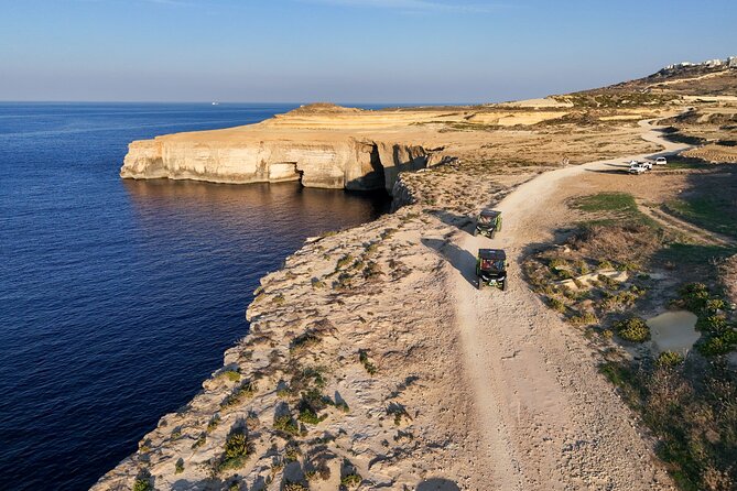 GOZO All Inclusive Self Drive 4x4 Jeep Day or Sunset tour - Ta’ Pinu and salt pans: spiritual stop plus salty craft