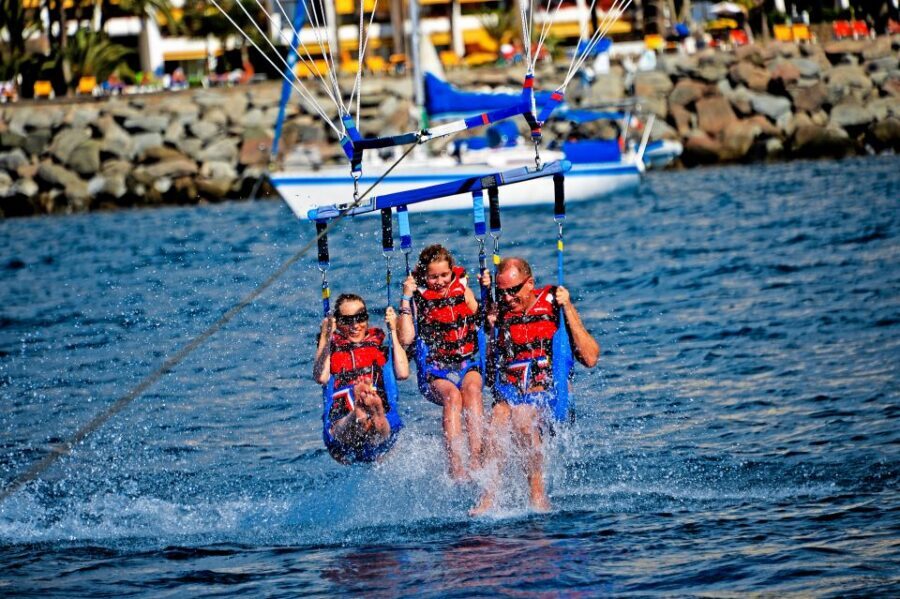 Gran Canaria: 1 to 3 Person Parasail over Anfi Beach - The 10-minute sky time: lift, open canopy, glide over the coastline
