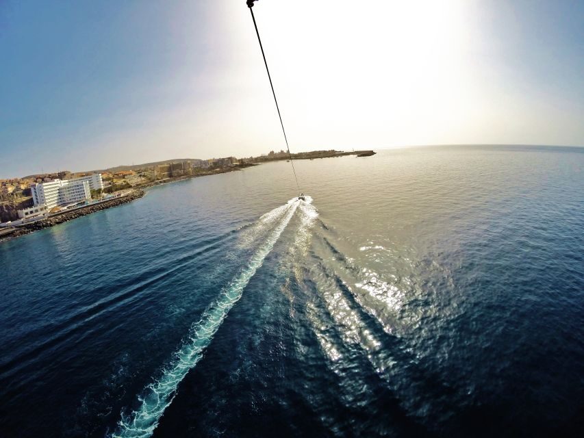 Gran Canaria: 1 to 3 Person Parasail over Anfi Beach - Boat ride energy and the photo moment you can buy