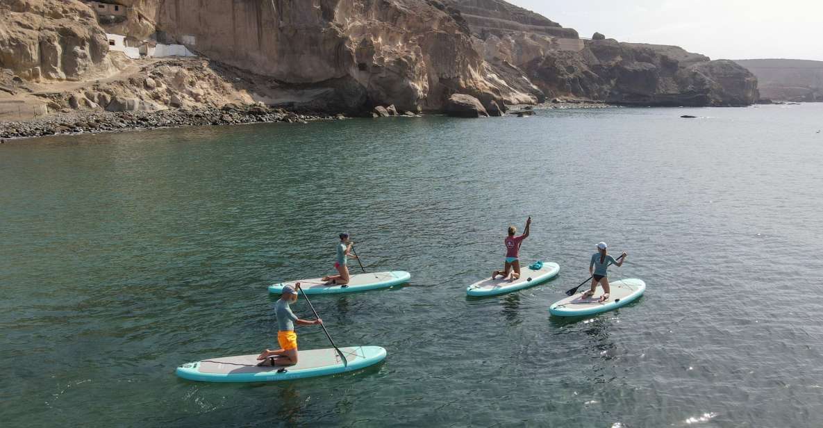 Gran Canaria : 2h Stand Up Paddle board lessons - Playa Las Marañuelas: the right beach energy for a first SUP