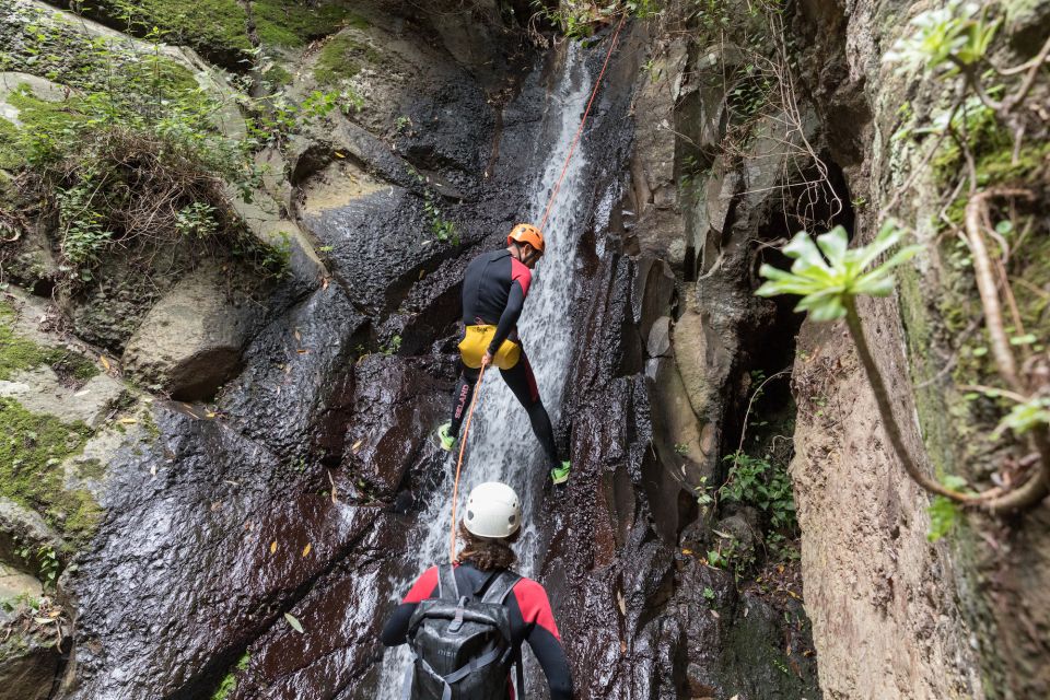 Gran Canaria: Canyoning in the Rainforest - First descent: the gentle setup that still tests your balance
