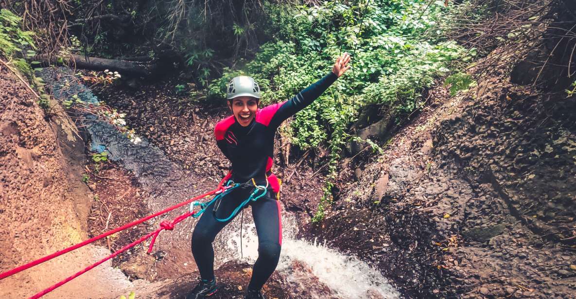Gran Canaria: Canyoning in the Rainforest - The 2 km ravine approach: where good shoes save your mood
