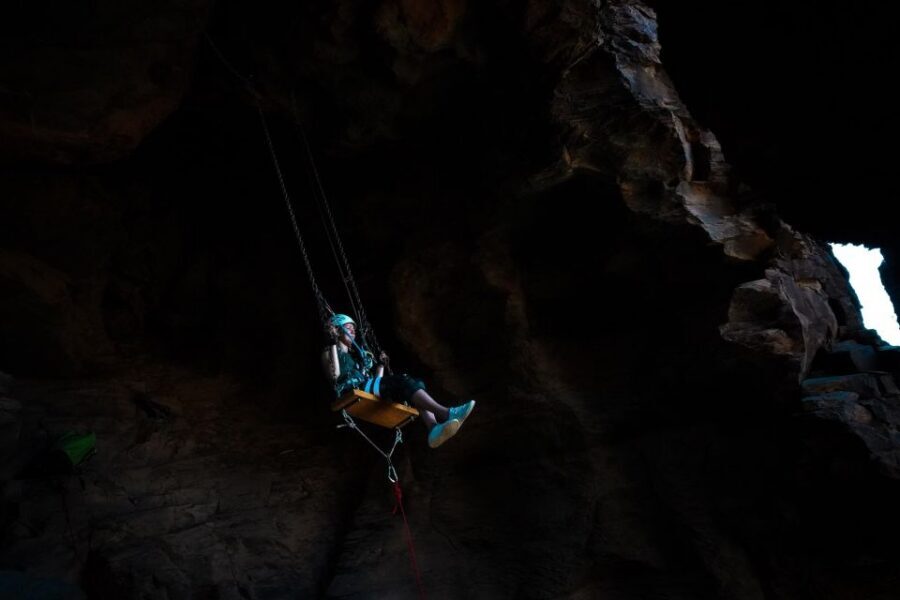 Gran Canaria: Guided Via Ferrata Excursion - The cave swing and other fun obstacles you’ll talk about later