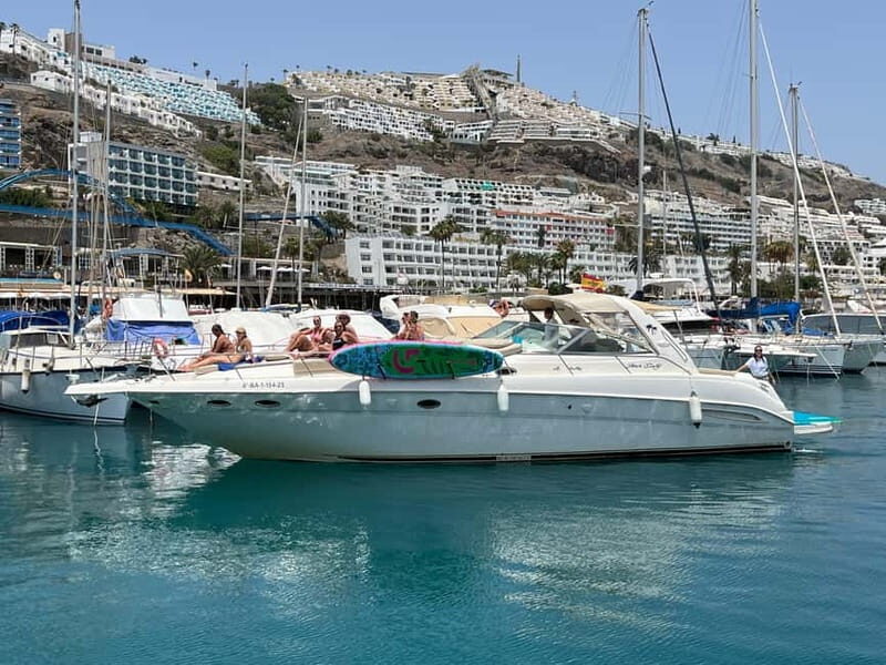 Gran Canaria: Shared yacht excursion with beverages, lunch and snorkeling - Scenic sailing back: Mogán bay, Tauro, and Tiritaña cliffs