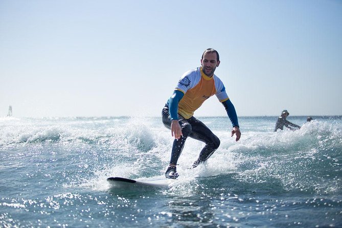 Group Surf Lessons - Fañabé Beach: the practical place to start