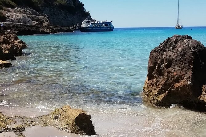 Half-Day Boat Tour along The South Coast of Menorca - Cala Trebaluger swim stop: snorkeling gear and the shoe reality