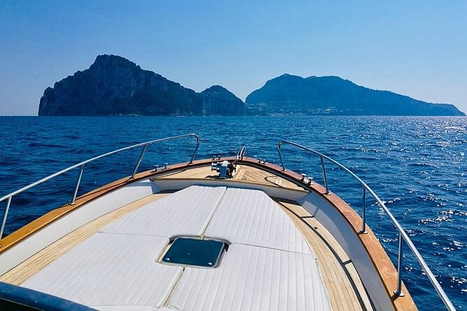Half Day Private Boat Tour of Capri - Grotta Rossa (Coral Cave): red tones and a final swim with energy to spare