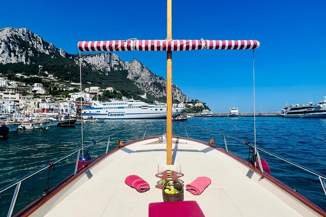 Half Day Private Boat Tour of Capri - Marina Piccola and Sailors’ Cave: your first swim break