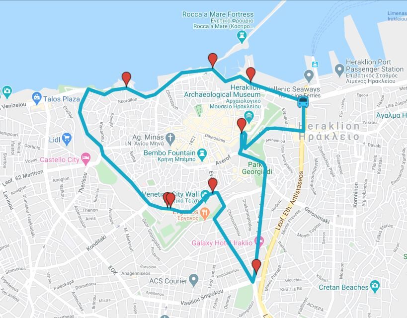 Heraklion: Hop-on Hop-off Open Top Bus Sightseeing Tour - How the Hop-On System Works in Real Life