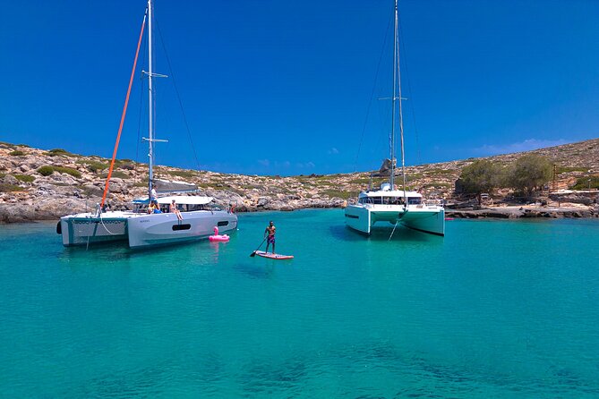 Heraklion: Sunset Luxury Cruise with Sushi and Open Bar - Swim stop on the way to Dia: your best window for the water