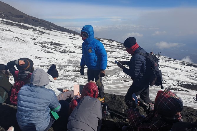 Hiking at 2900m on Mount Etna - The summit hike with a volcanological guide (English included)