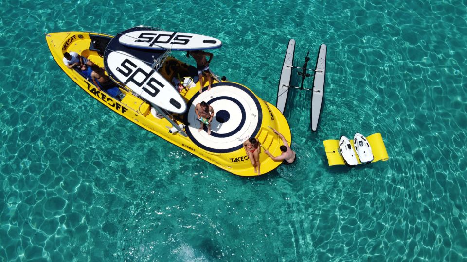 Ibiza: Beach and Cave Boat Tour with Luxury Water Toys - The Luxury Water Toys Play Session (Seabob, Scubajet, Schiller Bike)