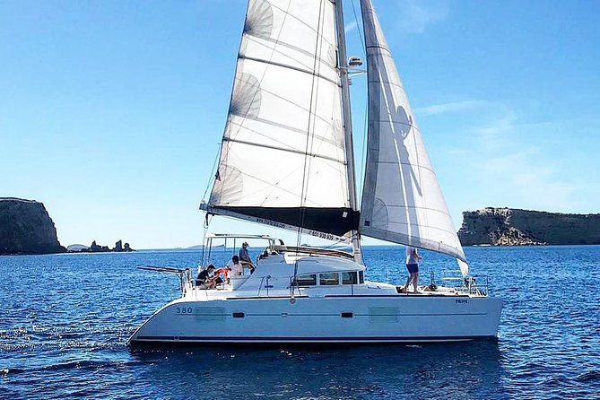Ibiza Beach Hopping by Catamaran - Getting Started at Es Xarcu (Restaurante Playa) at 10:00